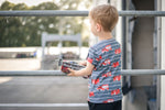 Lade das Bild in den Galerie-Viewer, Frottee Jersey "Tatü-Tata" 0,5 m
