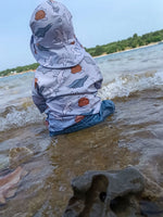 Lade das Bild in den Galerie-Viewer, Webware für Bermudashorts "Spotted Dinos" COLLECTION
