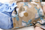 Lade das Bild in den Galerie-Viewer, Premium BIO Jersey "Birthday Turtle" honey 0,5 m
