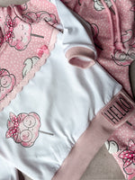 Lade das Bild in den Galerie-Viewer, Supersoft Premium BIO Jersey "Zuckerwatte" Rosa groß 0,5 m
