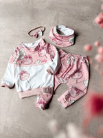 Lade das Bild in den Galerie-Viewer, Supersoft Premium BIO Jersey "Zuckerwatte" Rosa groß 0,5 m

