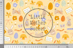 Lade das Bild in den Galerie-Viewer, Supersoft Premium French Terry "Hoppy Easter" Spring 0,5 m Sonderdruck

