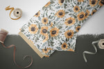 Lade das Bild in den Galerie-Viewer, Supersoft Premium Jersey "Sonnenblumen" Dots 0,5 m
