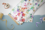 Lade das Bild in den Galerie-Viewer, Frottee Jersey "Rainbow Cherry Blossom" 0,5 m
