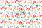 Lade das Bild in den Galerie-Viewer, Frottee Jersey "Rainbow Cherry Blossom" 0,5 m
