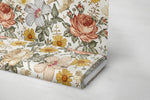 Lade das Bild in den Galerie-Viewer, Premium BIO Jersey "Vintage Flowers" groß 0,5 m
