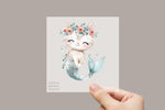 Lade das Bild in den Galerie-Viewer, Bügelbild "Coral Cat"
