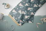 Lade das Bild in den Galerie-Viewer, Lycra "Coral Cat" Seagreen klein 0,5 m Lager
