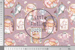 Lade das Bild in den Galerie-Viewer, Supersoft Premium Jersey "Swirlyglade" Lilac 0,25 m Rest
