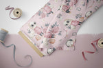 Lade das Bild in den Galerie-Viewer, Supersoft Premium BIO Jersey "Campus Bloom" Rose 0,5 m
