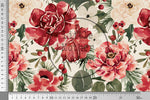 Lade das Bild in den Galerie-Viewer, Supersoft Premium BIO French Terry "Briar and Pine" Christmas Floral cream 0,5 m
