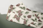 Lade das Bild in den Galerie-Viewer, Supersoft Premium BIO French Terry "Briar and Pine" Pinecones 0,5 m
