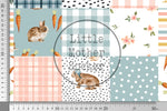 Lade das Bild in den Galerie-Viewer, Supersoft Premium BIO Jersey "Bunny Burrow" Patchwork 0,5 m
