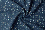 Lade das Bild in den Galerie-Viewer, Premium BIO Ripp Jersey "Dew" navy 0,5 m
