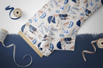 Lade das Bild in den Galerie-Viewer, Webware für Bermudashorts "Moin Moin" COLLECTION 0,5 m
