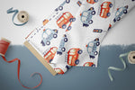 Lade das Bild in den Galerie-Viewer, Frottee Jersey "Motor Adventure" COLLECTION 0,5 m
