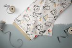 Lade das Bild in den Galerie-Viewer, Premium BIO Jersey "Pete Penguin" 0,9 m Rest

