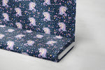 Lade das Bild in den Galerie-Viewer, Premium BIO Jersey "Twilight Sparkle" navy klein 0,5 m
