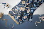 Lade das Bild in den Galerie-Viewer, Premium BIO Jersey "School of Magic" Love midnight 0,5 m
