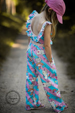 Lade das Bild in den Galerie-Viewer, Supersoft Premium Jersey "Rainbow Unicorn Kitty" groß 0,5 m
