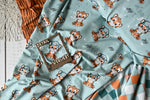 Lade das Bild in den Galerie-Viewer, Supersoft Premium BIO Jersey "Tigerchen" Tigerstreifen 0,5 m
