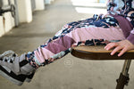 Lade das Bild in den Galerie-Viewer, Supersoft Premium French Terry "Fluttering Deer" midnight 0,5 m
