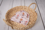 Lade das Bild in den Galerie-Viewer, Frottee Jersey "Himmelsgondeln" rosa 0,5 m
