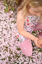 Lade das Bild in den Galerie-Viewer, Supersoft Premium BIO Jersey "Kirschkätzchen" Herzchen blush 0,5 m
