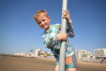 Lade das Bild in den Galerie-Viewer, Lycra "Dino Surfing" chess COLLECTION 0,5 m
