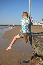 Lade das Bild in den Galerie-Viewer, Lycra "Dino Surfing" chess COLLECTION 0,5 m

