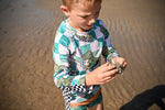 Lade das Bild in den Galerie-Viewer, Lycra "Dino Surfing" chess COLLECTION 0,5 m

