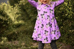 Lade das Bild in den Galerie-Viewer, Supersoft Premium BIO French Terry "Magic Kitty" klein 0,5 m
