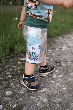 Lade das Bild in den Galerie-Viewer, Supersoft Premium BIO Jersey "Schultiger" Pixel groß 0,5 m
