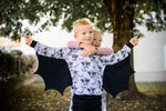 Lade das Bild in den Galerie-Viewer, Supersoft Premium French Terry "Bat Cat" 0,5 m
