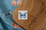 Lade das Bild in den Galerie-Viewer, Kunstleder Patch "Josephina Schmetterling 1" 3,5 x 3,5 cm
