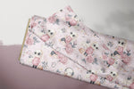 Lade das Bild in den Galerie-Viewer, BIO Musselin "Campus Bloom" Rose Splash 0,5 m
