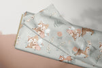 Lade das Bild in den Galerie-Viewer, Supersoft Premium BIO Jersey "Enchanted Forest" sage 0,5 m
