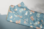 Lade das Bild in den Galerie-Viewer, Supersoft Premium Jersey "Monddrachenbaby" sky Sticker groß 0,5 m
