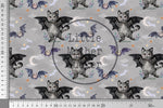 Lade das Bild in den Galerie-Viewer, Supersoft Premium French Terry "Bat Cat" 0,5 m
