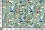 Lade das Bild in den Galerie-Viewer, Webware für Bermudashorts "Peaceful Planet" COLLECTION 0,5 m
