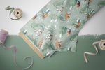 Lade das Bild in den Galerie-Viewer, Supersoft Premium BIO Jersey "Kinderzimmerträume" sage 0,5 m
