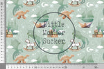 Lade das Bild in den Galerie-Viewer, Supersoft Premium BIO Jersey "Kinderzimmerträume" sage 0,5 m
