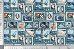Lade das Bild in den Galerie-Viewer, Supersoft Premium Jersey "Space Walk Stamps" Cosmos 0,5 m

