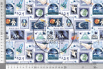 Lade das Bild in den Galerie-Viewer, Design "Space Walk Stamps" COLLECTION 0,5 m
