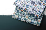 Lade das Bild in den Galerie-Viewer, Design "Space Walk Stamps" COLLECTION 0,5 m

