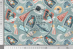 Lade das Bild in den Galerie-Viewer, Softshell Classic "Space Patches" Jade 0,5 m Lager
