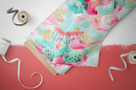 Lade das Bild in den Galerie-Viewer, Supersoft Premium Jersey "Aurora" Abstrakt Watermelon groß 0,5 m
