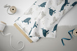Lade das Bild in den Galerie-Viewer, Supersoft Premium BIO Jersey "Lovely Ocean" 0,5 m
