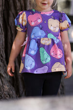 Lade das Bild in den Galerie-Viewer, Supersoft Premium BIO Jersey "Scratchifruit" groß 0,5 m
