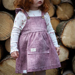 Lade das Bild in den Galerie-Viewer, Premium BIO French Terry "Jeansoptik" berry Lager 0,1 m
